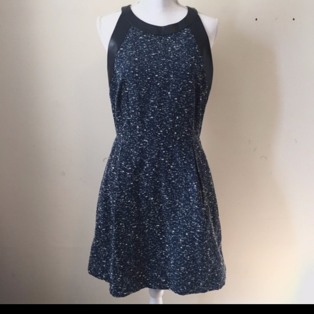 Sea New York blue cream tweed dress - Picture 9 of 10